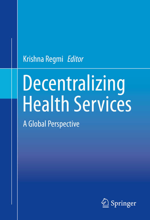 Book cover of Decentralizing Health Services