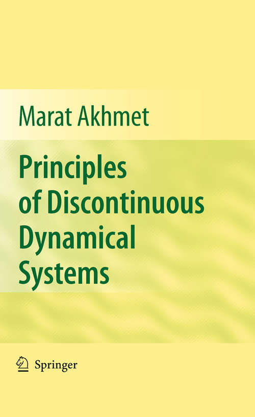 Book cover of Principles of Discontinuous Dynamical Systems