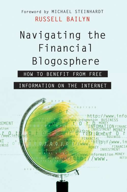 Book cover of Navigating the Financial Blogosphere