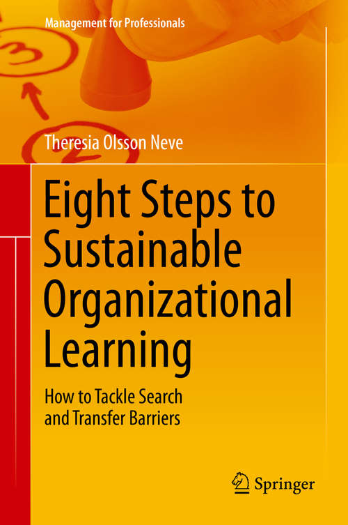 Book cover of Eight Steps to Sustainable Organizational Learning