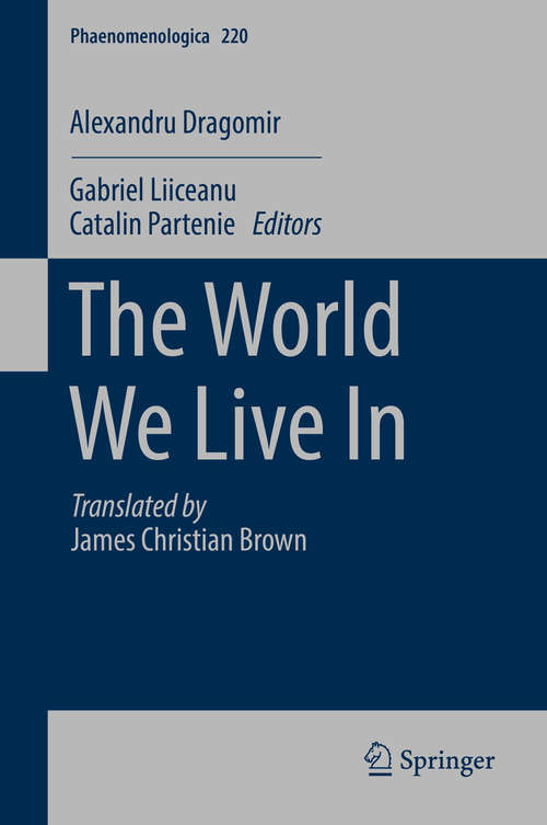 Book cover of The World We Live In