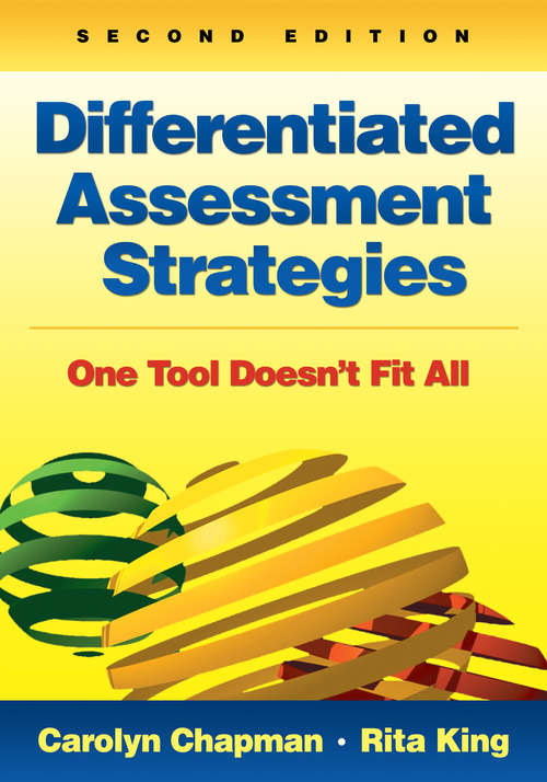 Book cover of Differentiated Assessment Strategies: One Tool Doesn't Fit All