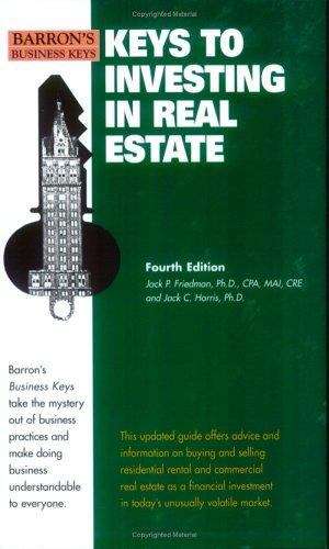 Book cover of Keys to Investing In Real Estate