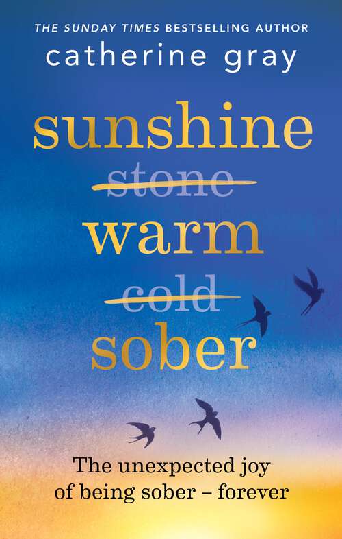 Book cover of Sunshine Warm Sober: Unexpected sober joy that lasts