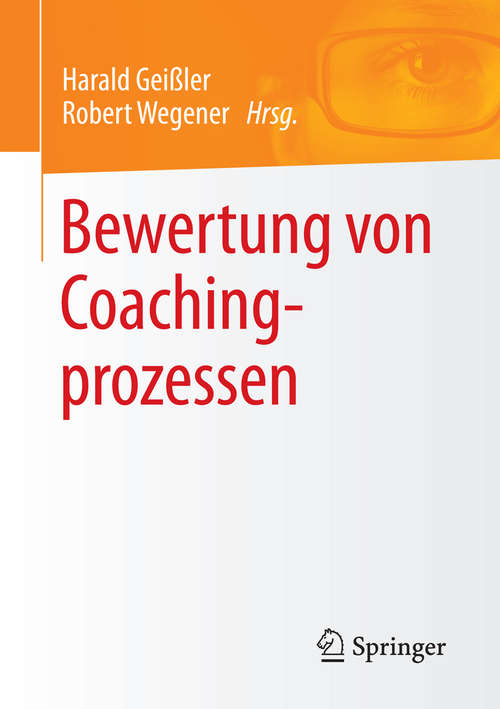 Book cover of Bewertung von Coachingprozessen