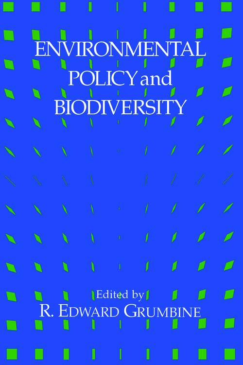 Environmental Policy and Biodiversity