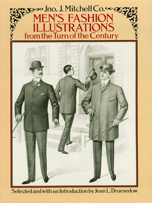 Book cover of Men's Fashion Illustrations from the Turn of the Century