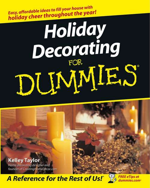 Book cover of Holiday Decorating For Dummies
