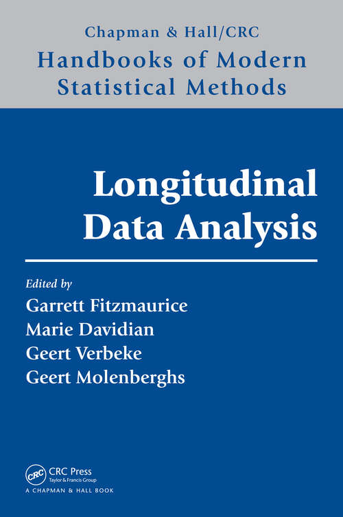 Book cover of Longitudinal Data Analysis (Chapman & Hall/CRC Handbooks of Modern Statistical Methods)