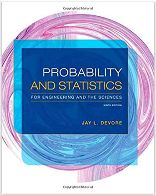 Book cover of Probability and Statistics for Engineering and the Sciences (Ninth Edition)
