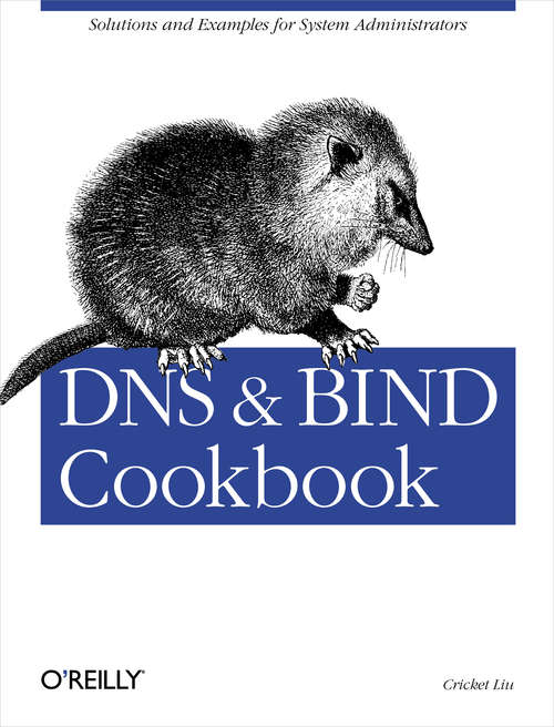Book cover of DNS & Bind Cookbook