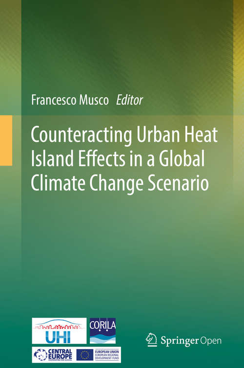 Book cover of Counteracting Urban Heat Island Effects in a Global Climate Change Scenario