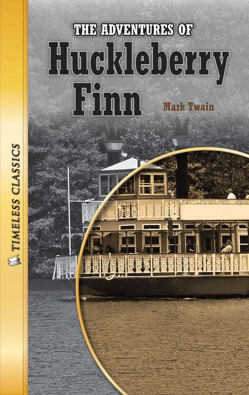 Book cover of The Adventures of Huckleberry Finn (Adapted Version)