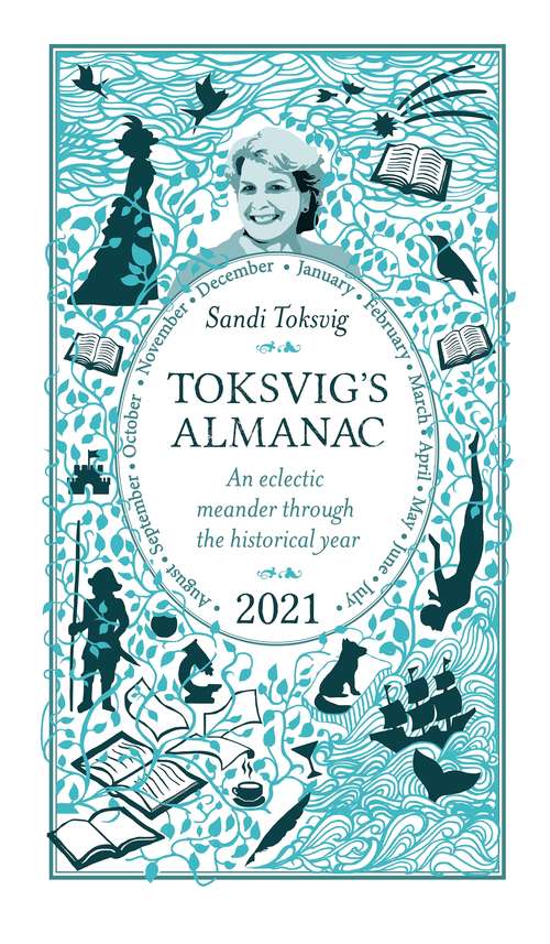 Book cover of Toksvig's Almanac 2021: An Eclectic Meander Through the Historical Year by Sandi Toksvig