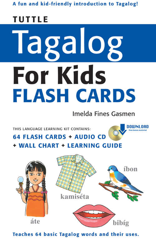 Book cover of Tuttle Tagalog for Kids Flash Cards Kit