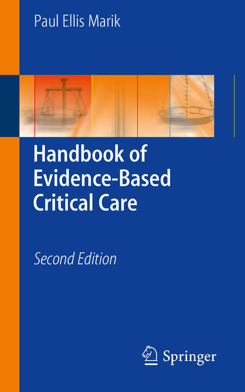 Book cover of Handbook of Evidence-Based Critical Care