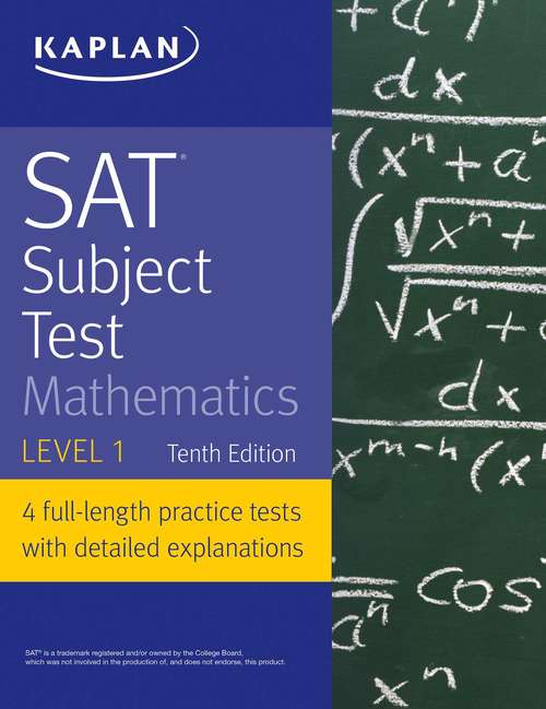 Book cover of SAT Subject Test Mathematics Level 1