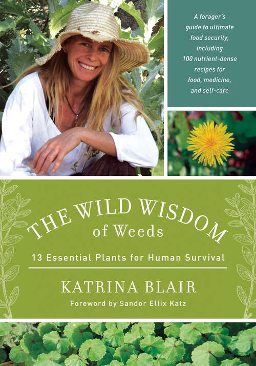 Book cover of The Wild Wisdom of Weeds: 13 Essential Plants for Human Survival
