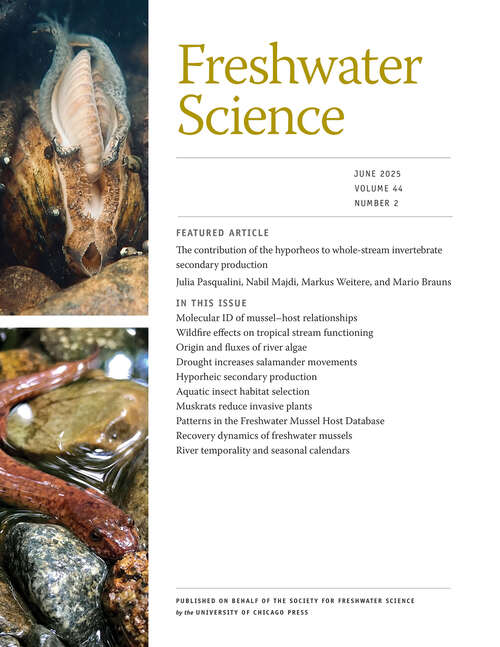 Book cover of Freshwater Science, volume 44 number 2 (June 2025)