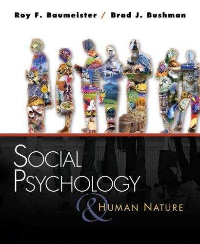 Book cover of Social Psychology and Human Nature