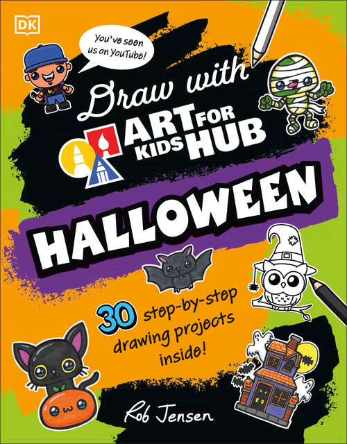 Book cover of Draw with Art for Kids Hub Halloween (Draw With Art For Kids Hub)