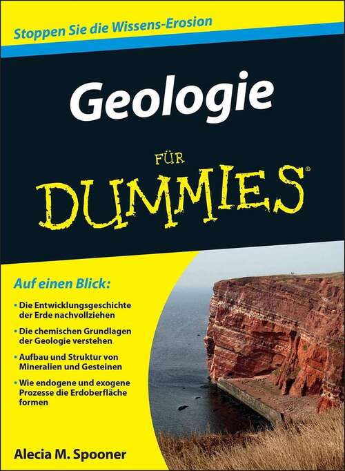 Book cover of Grundlagen der Geologie für Dummies