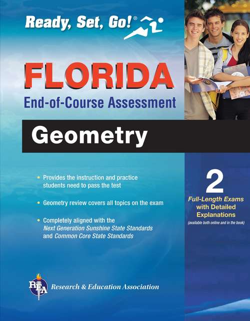 Book cover of Florida Geometry End-of-Course Assessment Book + Online