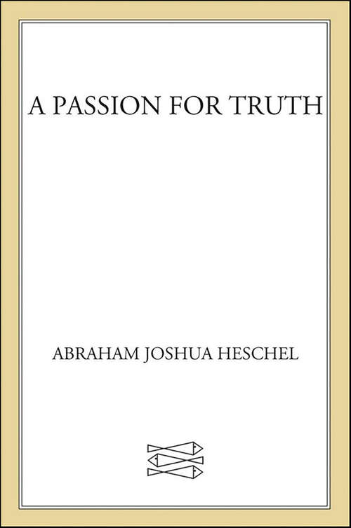Book cover of A Passion for Truth