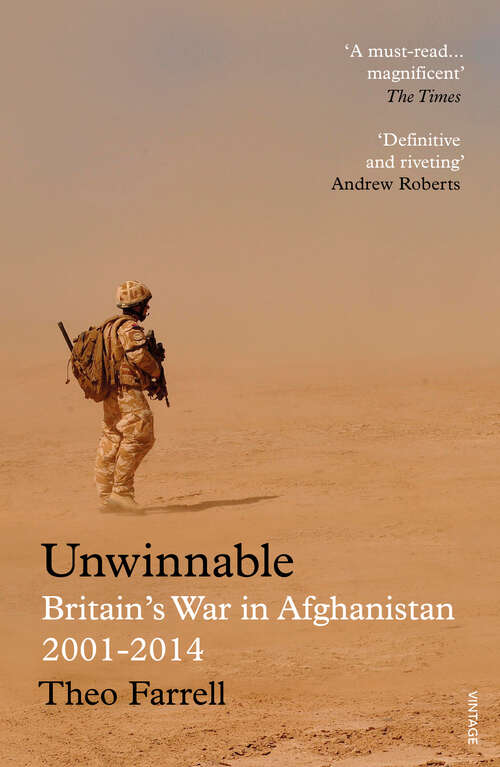 Book cover of Unwinnable: Britain’s War in Afghanistan