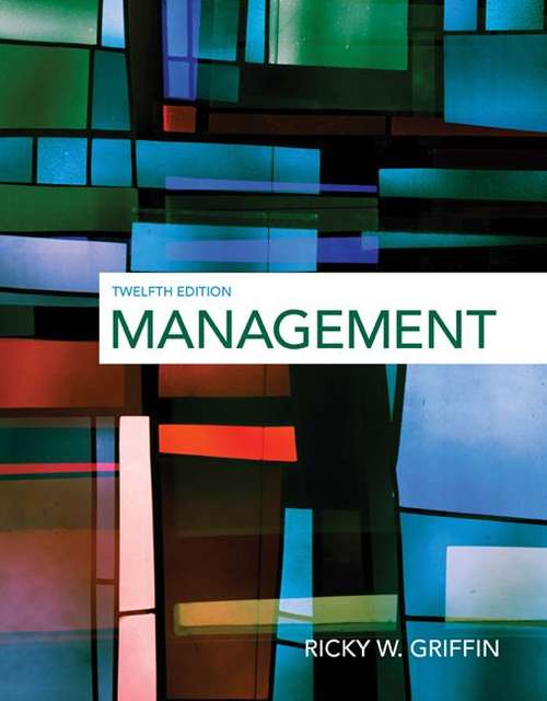 Book cover of Management (Twelfth Edition)