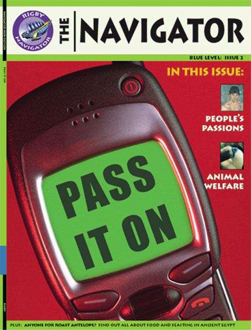 Book cover of Pass It On (Rigby Navigator: Blue Level, Issue 2)