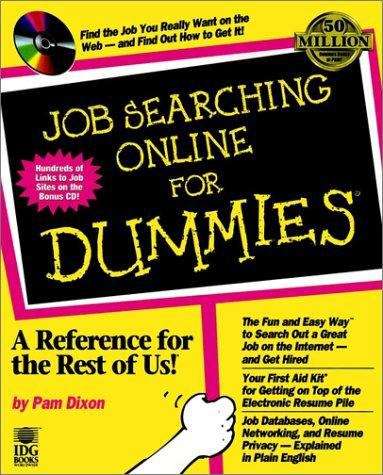 Book cover of Job Searching Online for Dummies