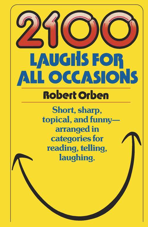 Book cover of 2100 Laughs for All Occasions