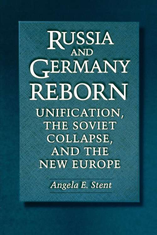 Book cover of Russia and Germany Reborn