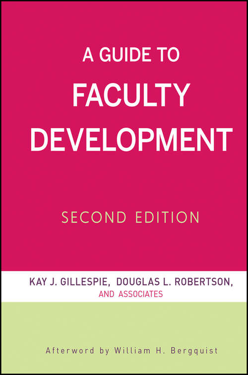 Book cover of A Guide to Faculty Development