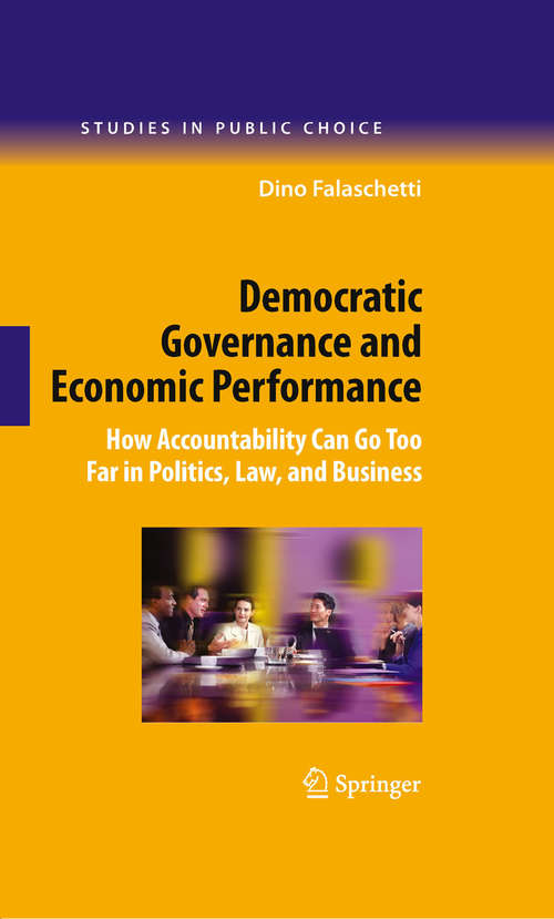 Book cover of Democratic Governance and Economic Performance