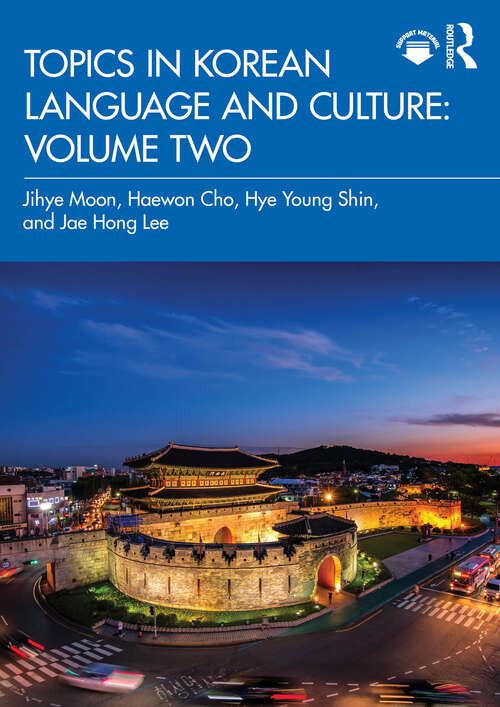 Book cover of Topics in Korean Language and Culture: Volume Two (1)
