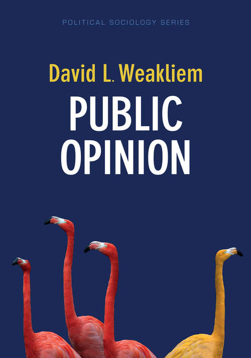 Book cover of Public Opinion (Political Sociology)