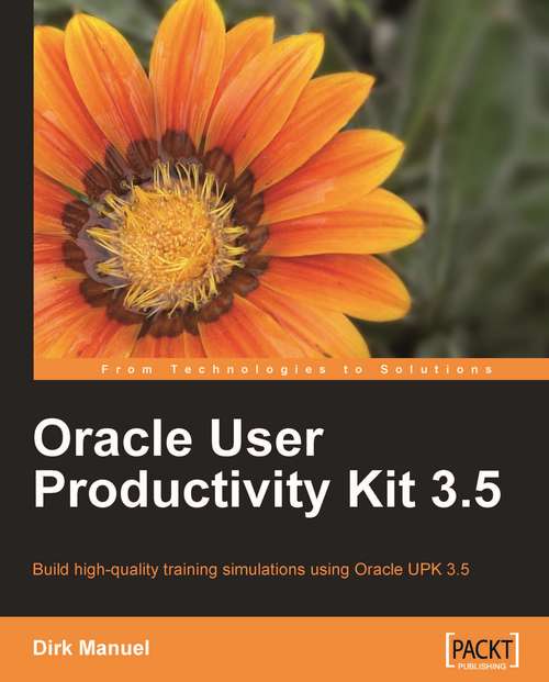 Book cover of Oracle User Productivity Kit 3.5