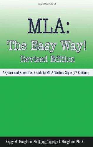 Book cover of MLA: The Easy Way! Revised Edition 2009