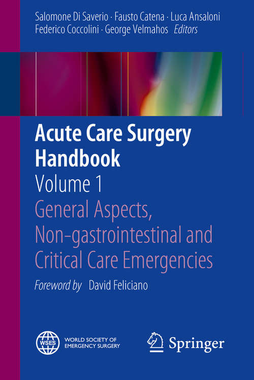 Book cover of Acute Care Surgery Handbook