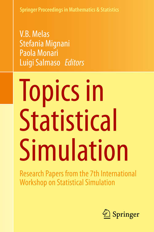 Topics in Statistical Simulation