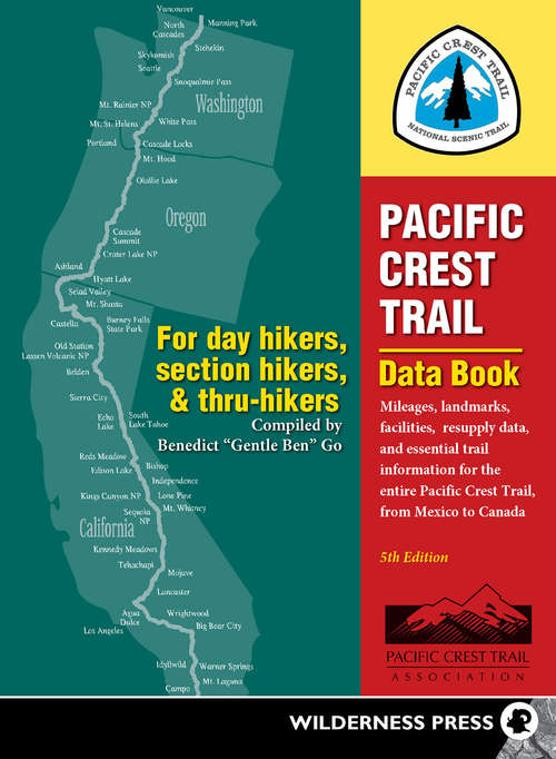 Book cover of Pacific Crest Trail Data Book