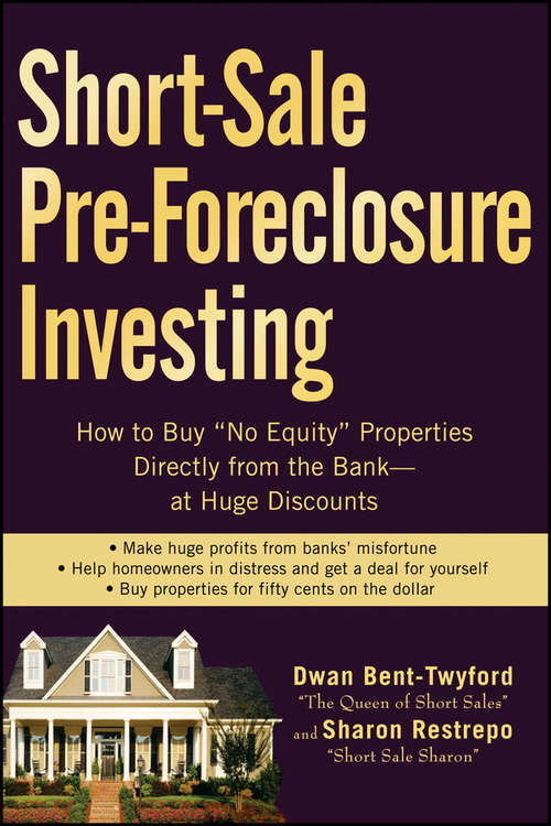 Book cover of Short-Sale Pre-Foreclosure Investing