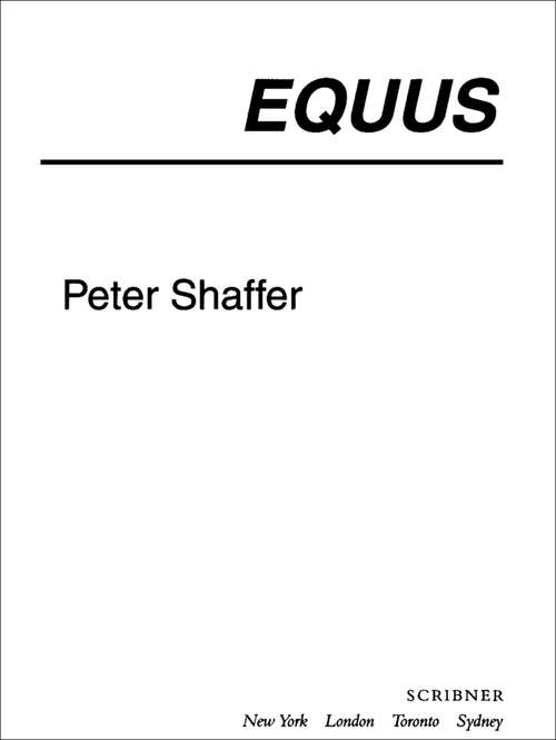 Book cover of Equus