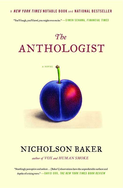 Book cover of The Anthologist