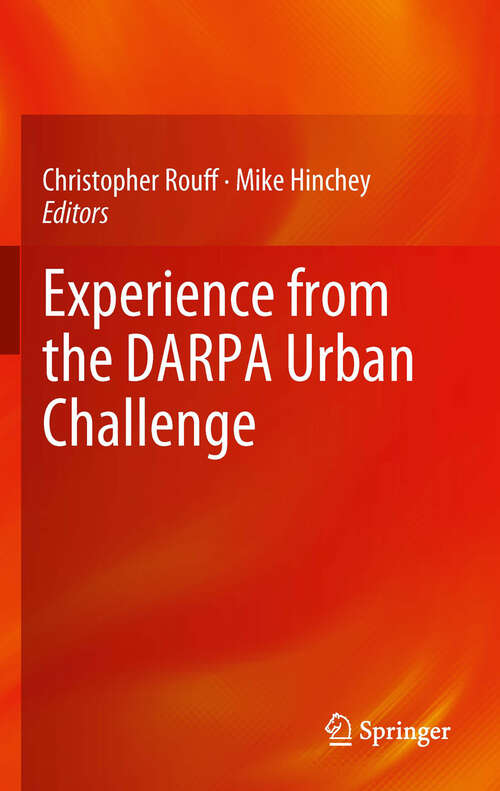 Book cover of Experience from the DARPA Urban Challenge (2012)