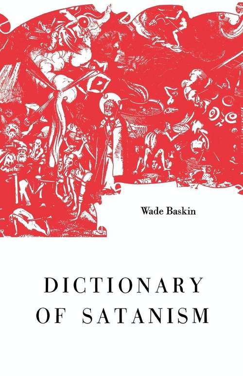 Book cover of Dictionary of Satanism