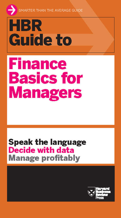 Book cover of HBR Guide to Finance Basics for Managers