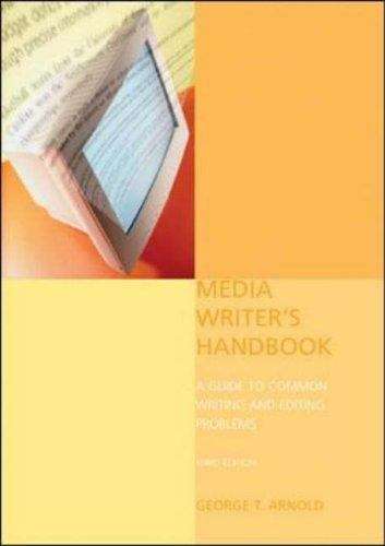 Book cover of Media Writers Handbook